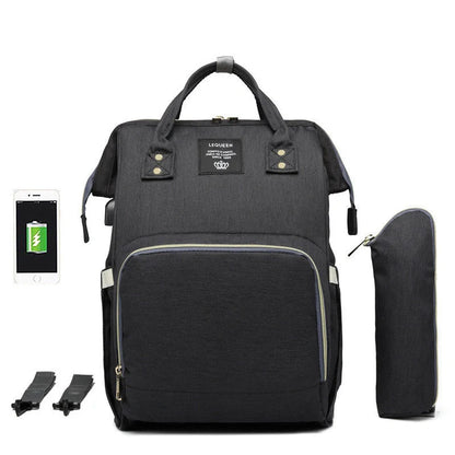 Stylish Mummy Bag - Multifunctional Large Capacity Organiser for Busy Parents in various colours and styles