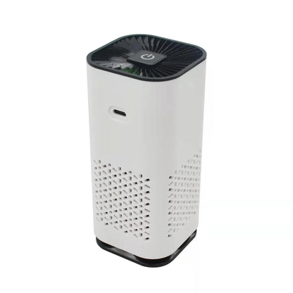 Powerful car air purifier with negative ion generator, designed to remove dust, smoke, and odors for a fresher in-car experience.