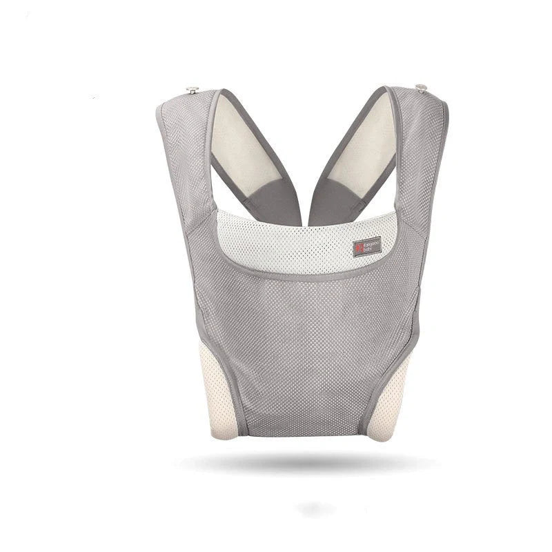 Baby backpack carrier with hipseat in various colours for secure infant transport