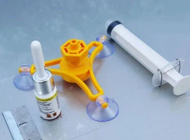 Premium Glass and Windscreen Repair Tool Set for Sealing Cracks and Preventing Further Damage on Car Windscreens
