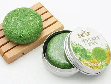 Natural Plant Shampoo Bar with essential oils for healthy hair care