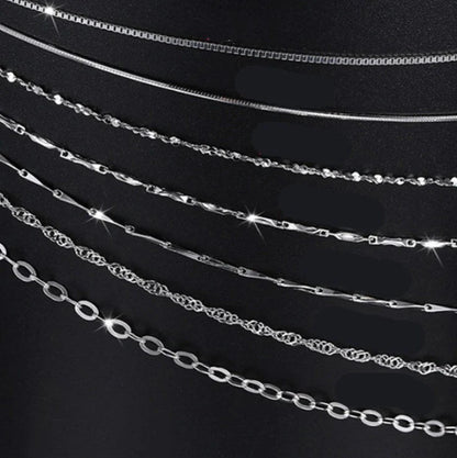 Elegant S925 Sterling Silver Necklace showcasing timeless design and quality craftsmanship
