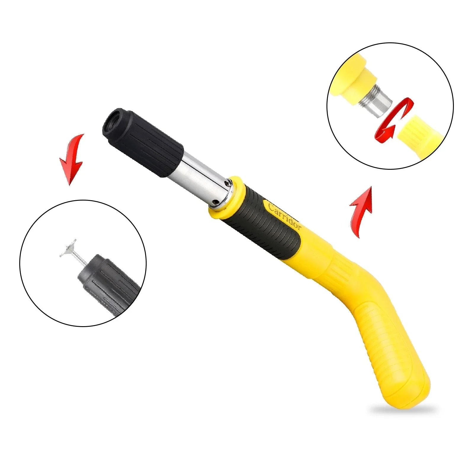 Premium manual steel nail gun kit for concrete, steel, and wall anchoring projects