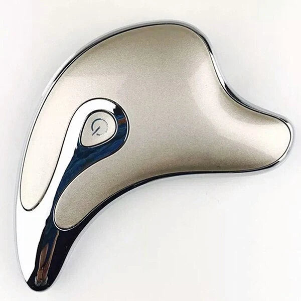 Electric Gua Sha Facial Massager with LED light and microcurrent technology for skin rejuvenation