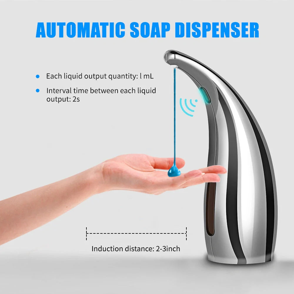 Infrared Smart Sensor Automatic Liquid Soap Dispenser in various colours