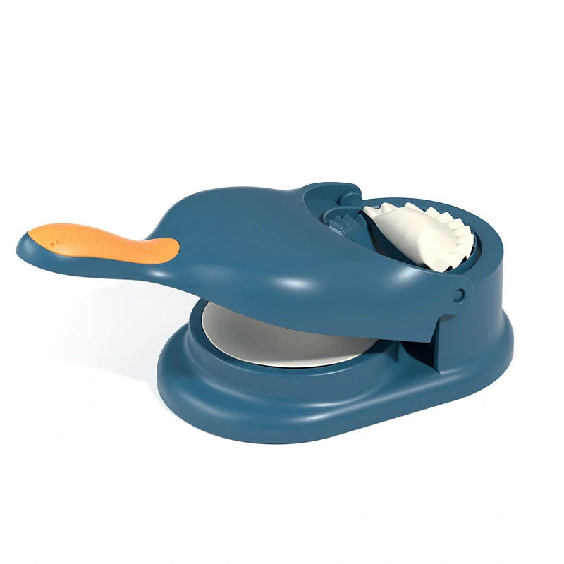 2-in-1 Dumpling Maker with non-slip handle and wavy-shaped dumpling design