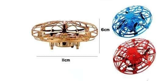Intuitive air drone with UFO-inspired design, gesture control, and automatic obstacle avoidance for seamless aerial experiences.