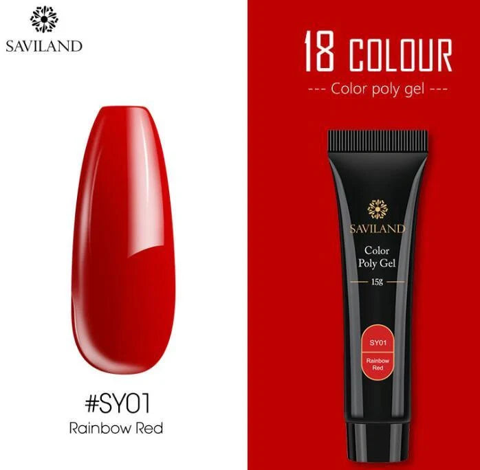 15g Coloured Crystal Nail Extension Glue for vibrant, durable nail art
