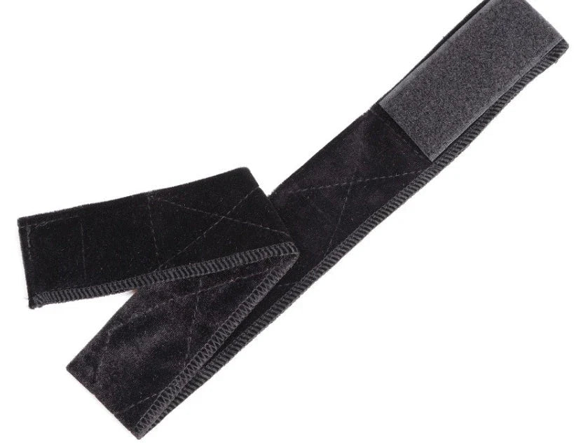 Adjustable and flexible velvet headband designed to securely hold wigs and hairpieces in place