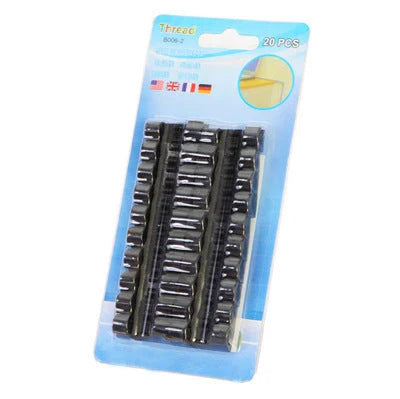 Premium cable organizer clips made of durable ABS resin for tidy workstations and entertainment units