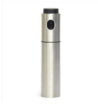 Stainless steel cooking spray oil mister for even oil distribution and controlled usage
