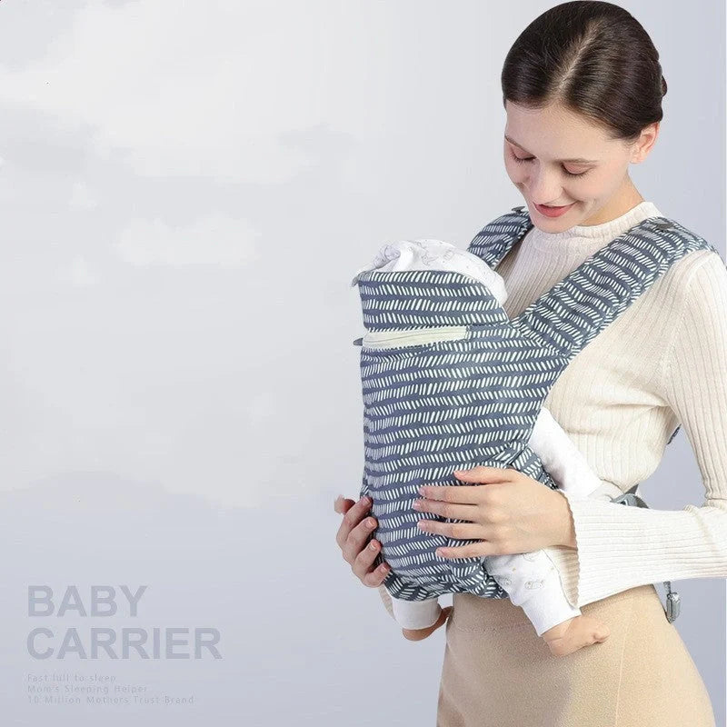 Baby backpack carrier with hipseat in various colours for secure infant transport