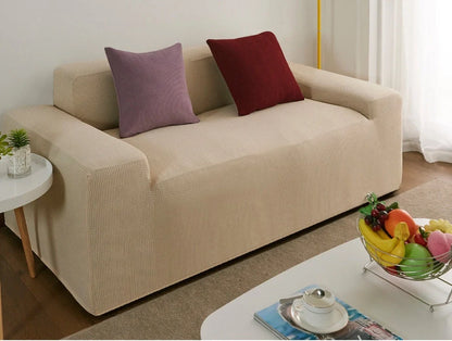 Waterproof polar fleece sofa slipcover in various colours protecting your living room furniture