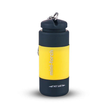 Compact USB rechargeable LED flashlight in various colors for everyday carry and outdoor use