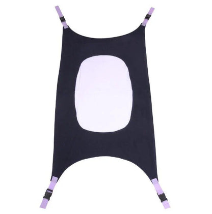 Portable baby crib hammock made of soft crushed velour in various colors to help reduce SIDS and flat head syndrome