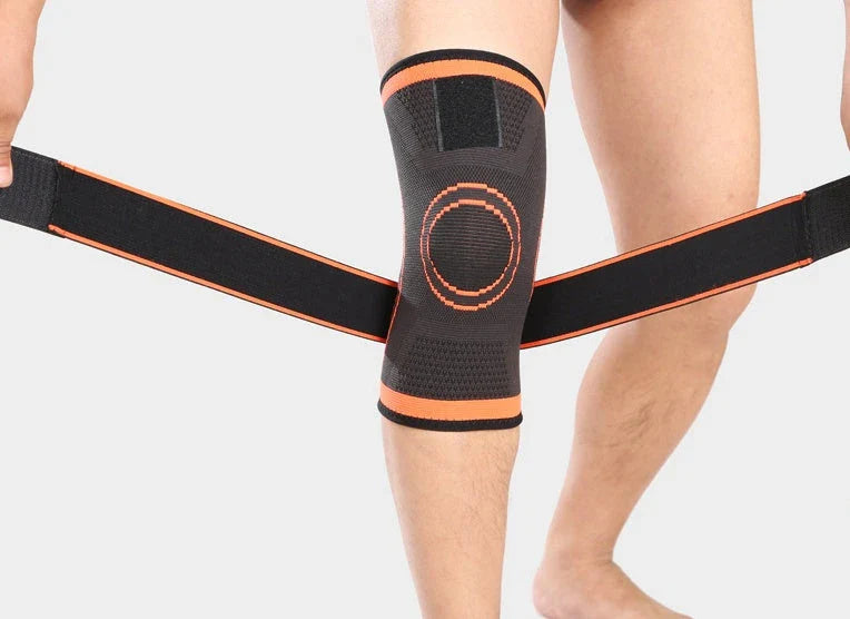 Sports knee brace with adjustable pressure design for active lifestyles