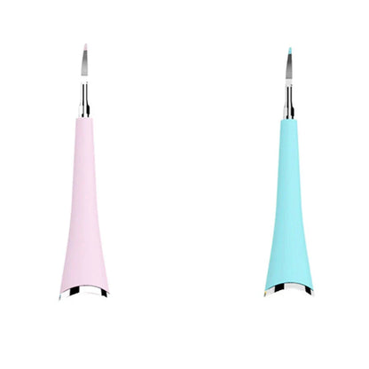 Waterproof Electric Toothbrush Cleaner with Vibrating Head, Silica Gel and ABS Materials, Ergonomic Handle for Effective Plaque and Tartar Removal