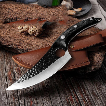 5CrMoV15 high carbon steel butcher knife set for professional meat processing