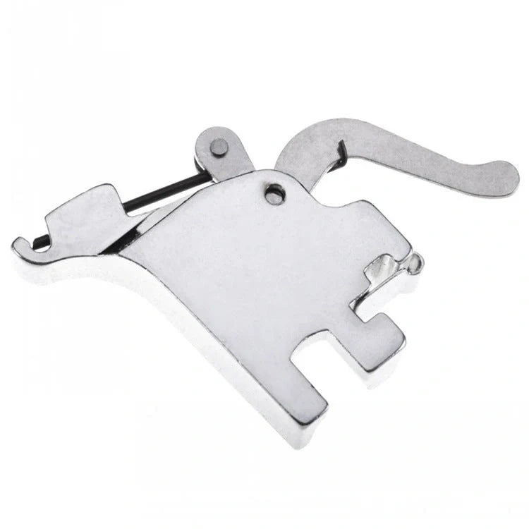 Universal zinc alloy presser foot holder for sewing machines, silver color