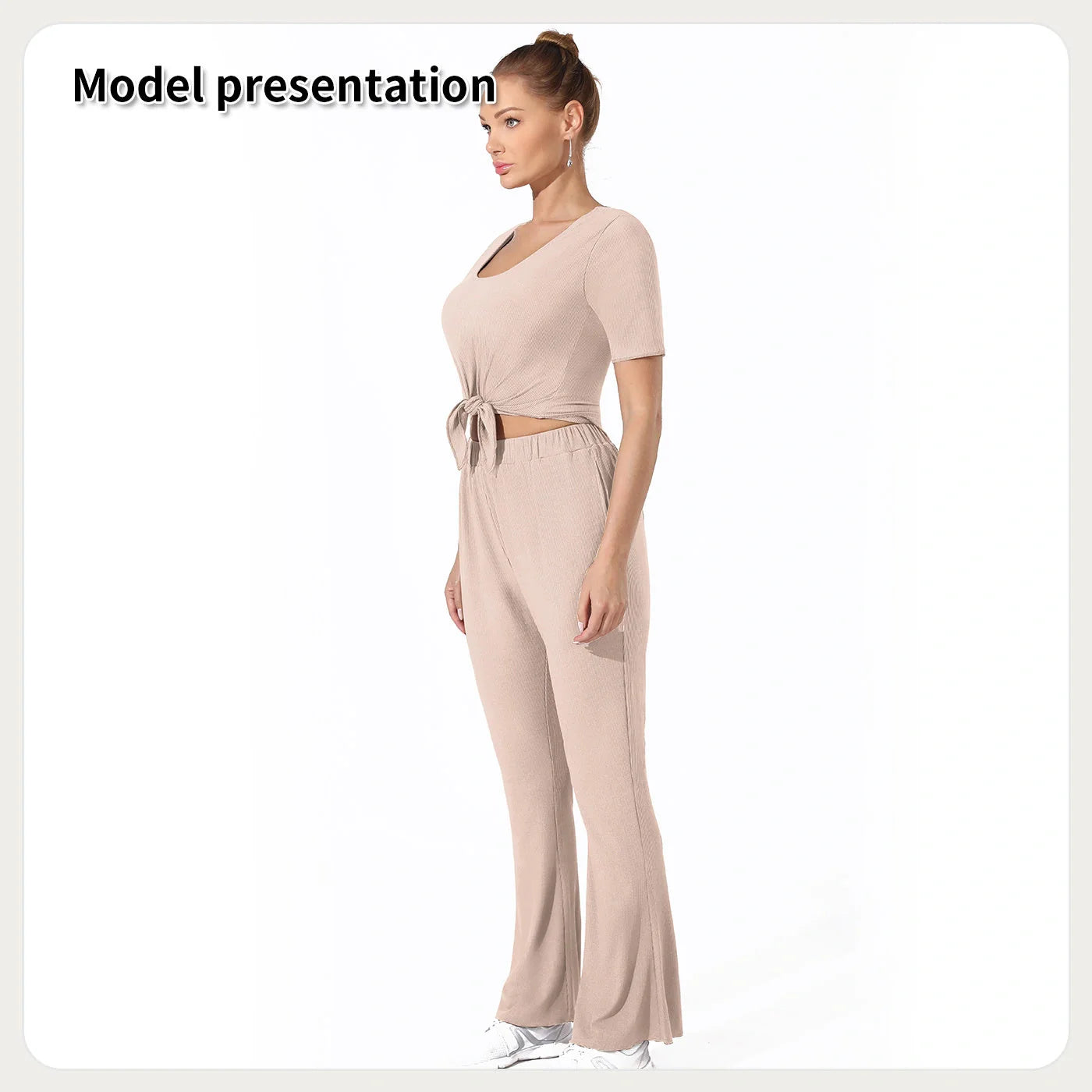 Dark green top and pants set for comfortable casual wear