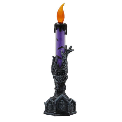 Enchanting Halloween decoration with candle light illusion and quirky hand-holding design