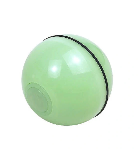 Interactive LED laser cat toy ball with catnip, perfect for keeping your feline friend entertained