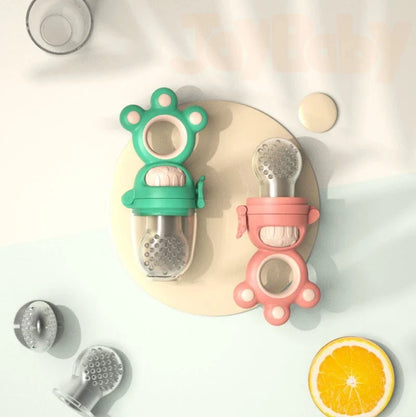 Premium Baby Pacifier Feeder with Soft Silicone Mesh - Hassle-Free Feeding for Healthy Molar Development