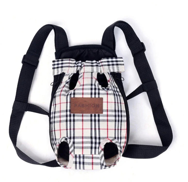 Versatile pet carrier backpack with breathable mesh design, adjustable straps, and ample interior space for comfortable on-the-go adventures with your furry companion.