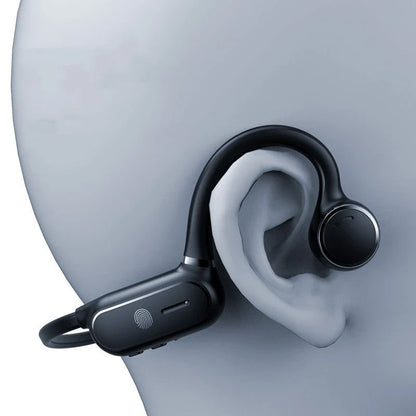 Premium Bluetooth earphones with bone conduction technology for clear, comfortable audio