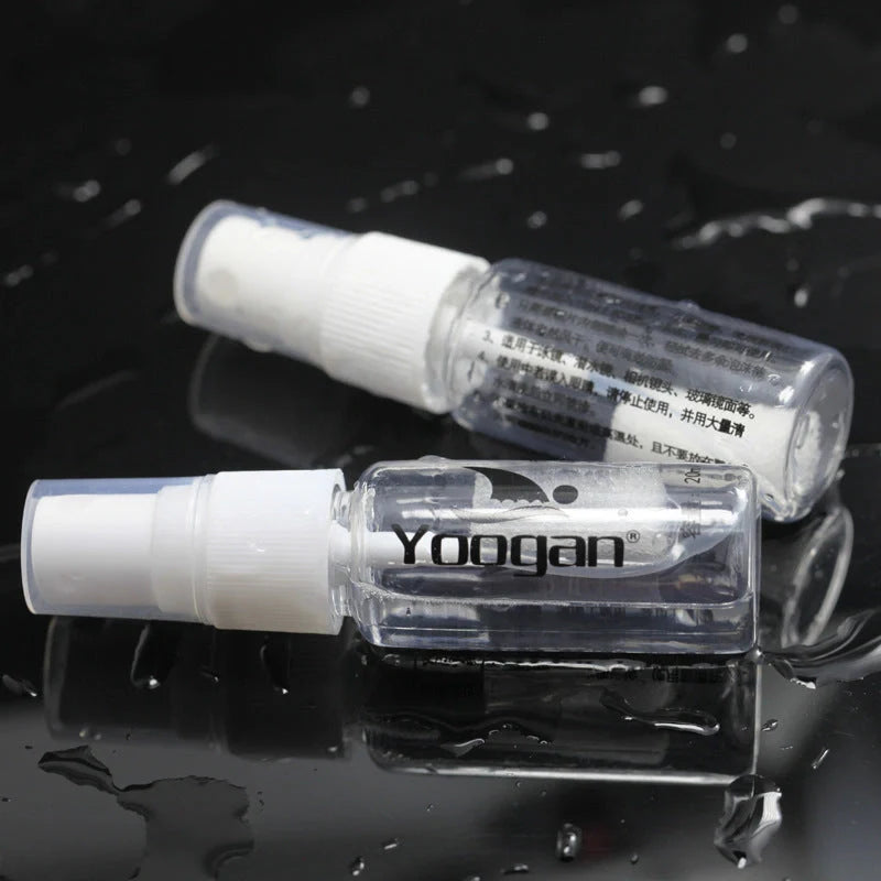 Premium anti-fog liquid for glasses and goggles ensuring clear vision