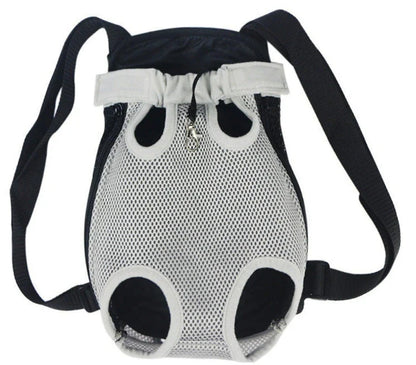Versatile pet carrier backpack with breathable mesh design, adjustable straps, and ample interior space for comfortable on-the-go adventures with your furry companion.