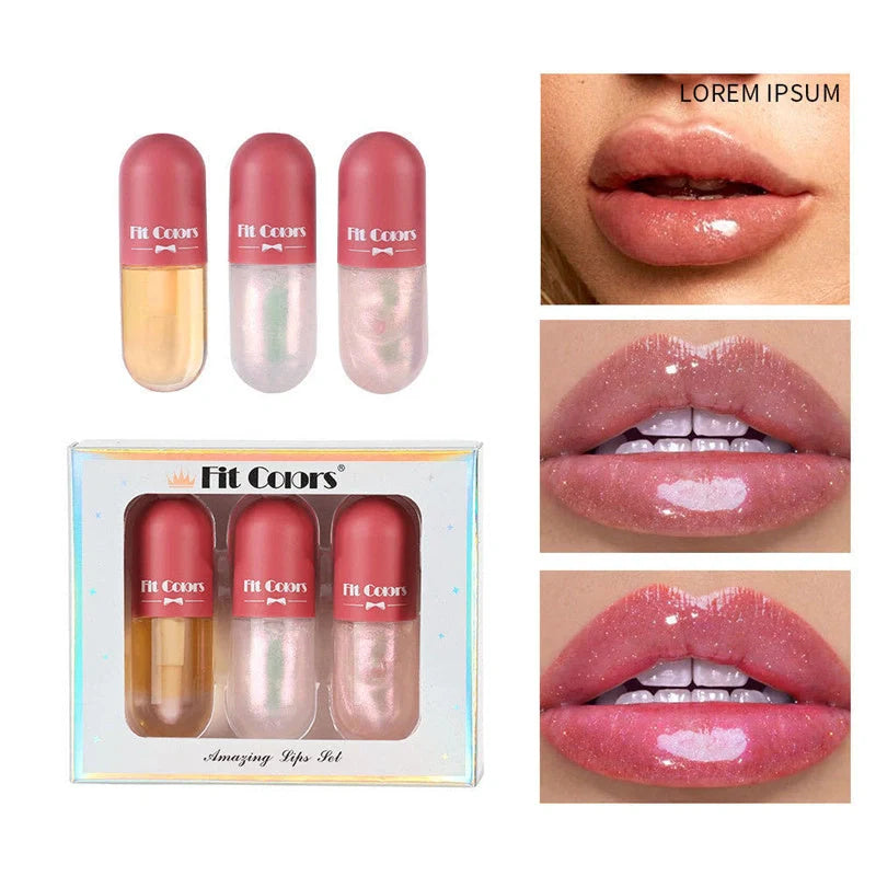 Day Night Instant Volume Lip Plumper Oil in light yellow for hydration and repair