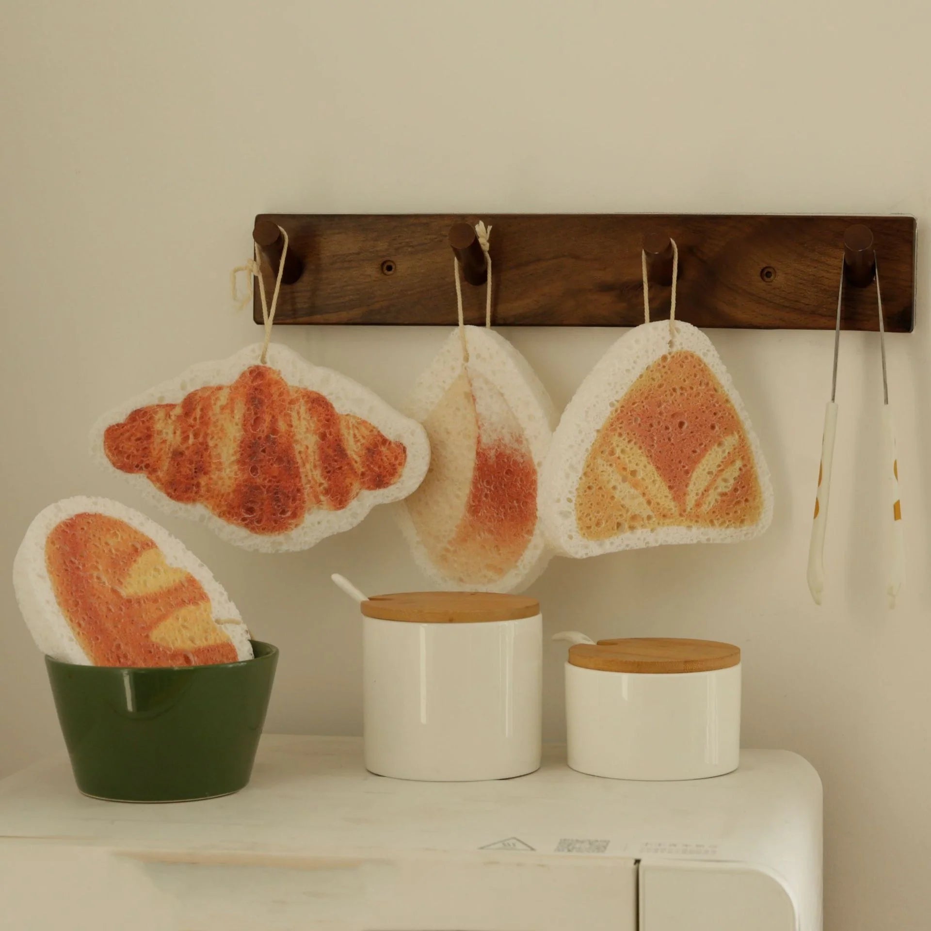 Bamboo fibre cartoon dish towel with various fun designs for kitchen use