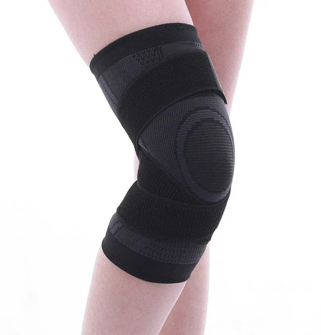 Sports knee brace with adjustable pressure design for active lifestyles