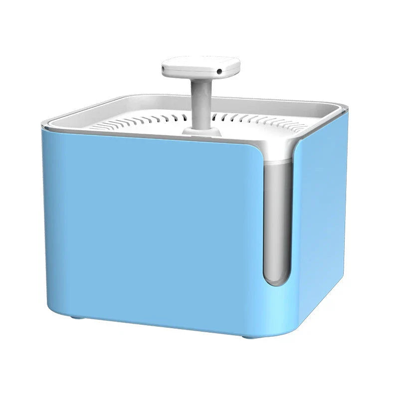 Energy-Efficient 3L USB Automatic Pet Feeder and Water Fountain with 360-degree Circulating Filtration and Automatic Power-Off Feature