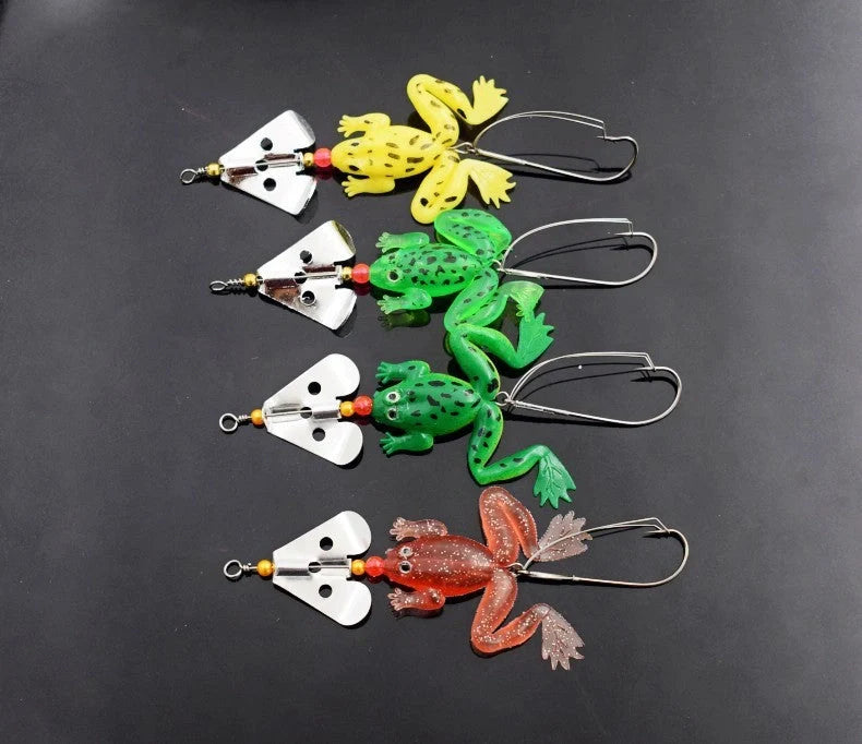 Road bait biomimetic fake bait with anti-hanging bottom hook