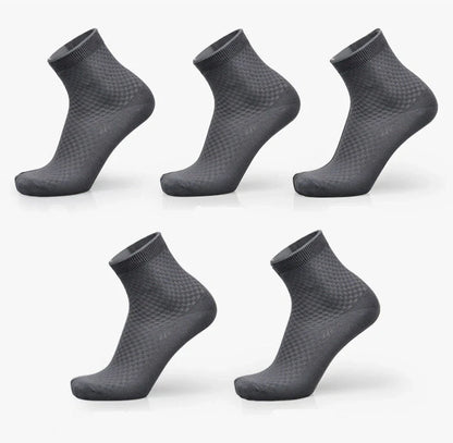 Men's bamboo fibre business socks in various colours for ultimate comfort and style