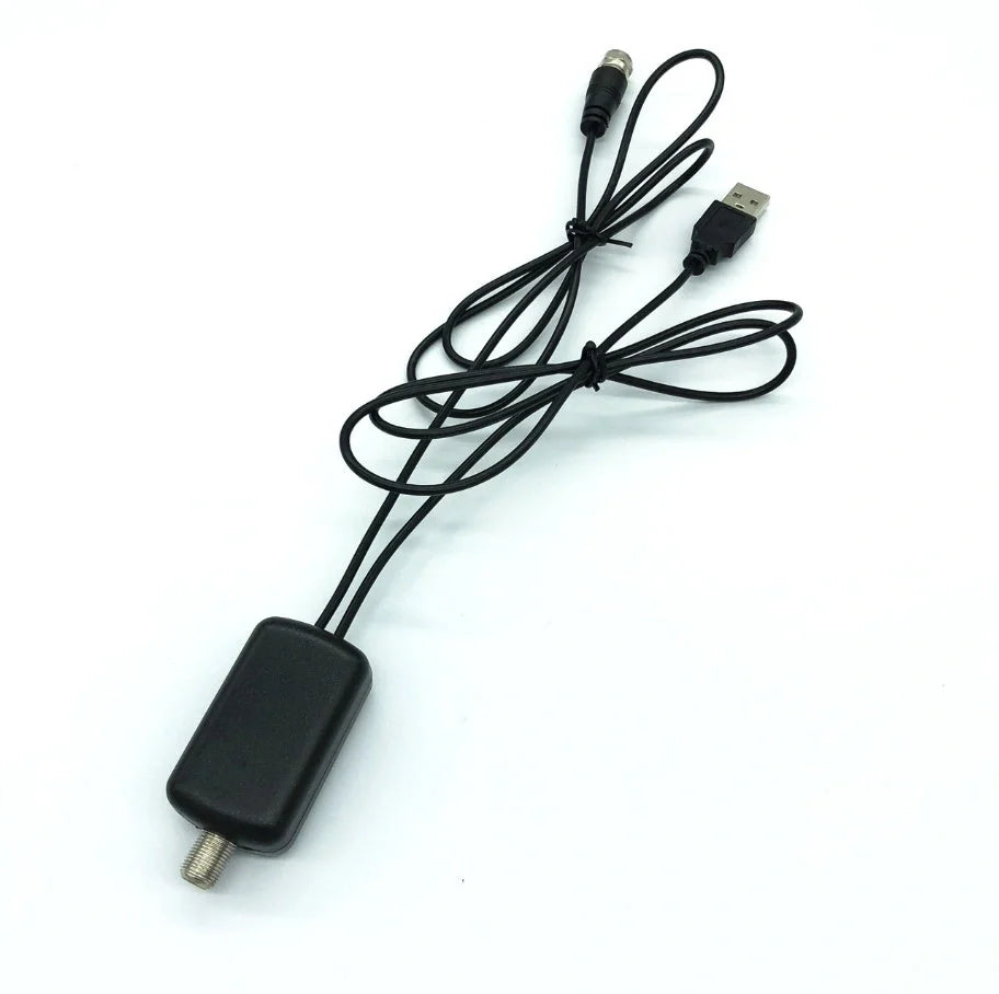 HDTV antenna amplifier for boosting TV signal reception