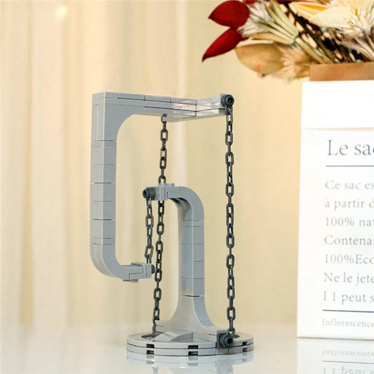Anti-gravity tension balance building blocks in grey, measuring 11x13x4.5cm