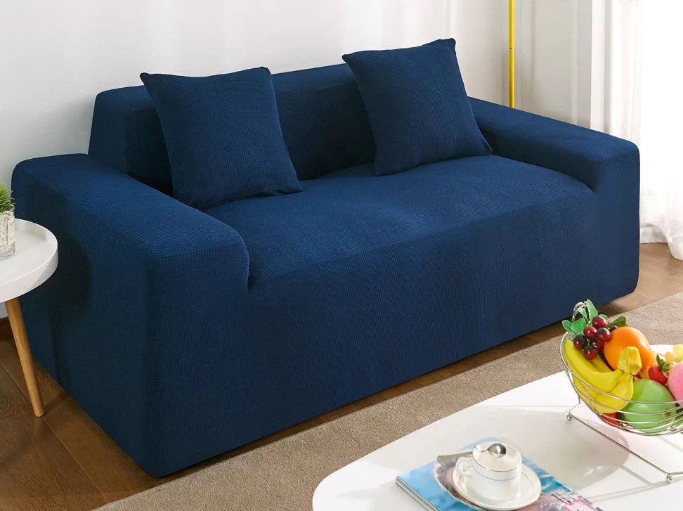 Waterproof polar fleece sofa slipcover in various colours protecting your living room furniture