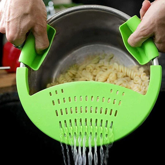 Premium Silicone Food Oil Drainer for Pots, Pans and Bowls - Effortless Drainage and Cleanup