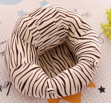 Infant safety seat with plush toy design for babies learning to sit