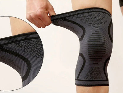 Anti-slip breathable knee support in various colours for joint health