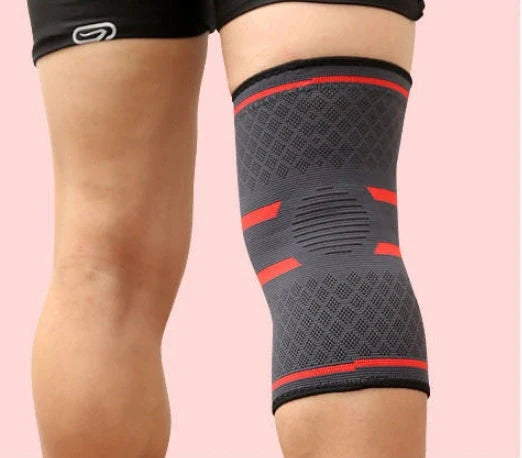 Anti-slip breathable knee support in various colours for joint health