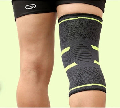 Anti-slip breathable knee support in various colours for joint health