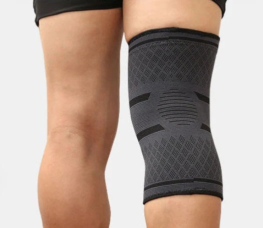 Anti-slip breathable knee support in various colours for joint health