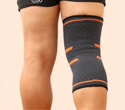 Anti-slip breathable knee support in various colours for joint health