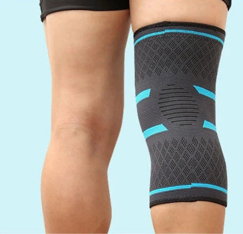Anti-slip breathable knee support in various colours for joint health