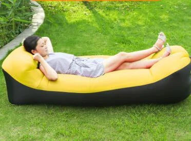 Premium inflatable air sofa in various colours, perfect for outdoor relaxation and leisure