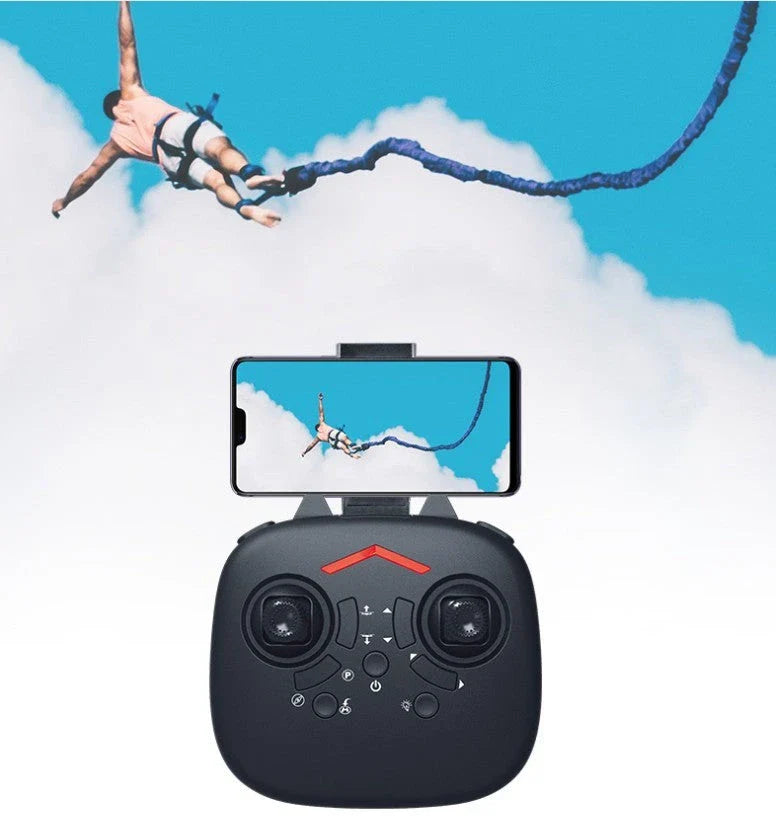 A foldable 2-in-1 drone and motorcycle hybrid with a 0.3MP camera, altitude hold, and intuitive controls for versatile aerial and ground exploration.